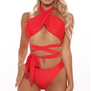 Wrapped One Piece Bikini